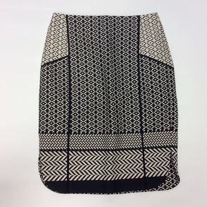 NEW J.Crew Paneled Geometric Jacquard Pencil Skirt